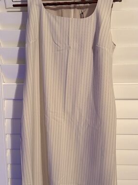 Banana Republic Sculpted Sheath Dress pinstrips